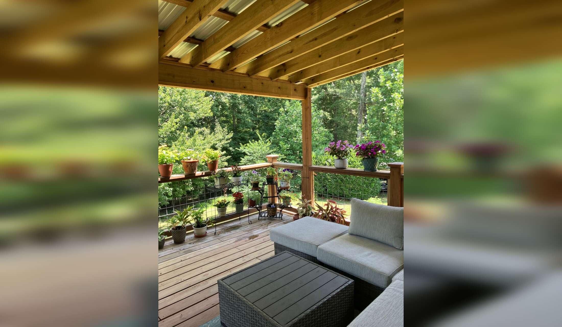 Beautiful modern house with deck surrounded by trees Asheville NC area - Image 4