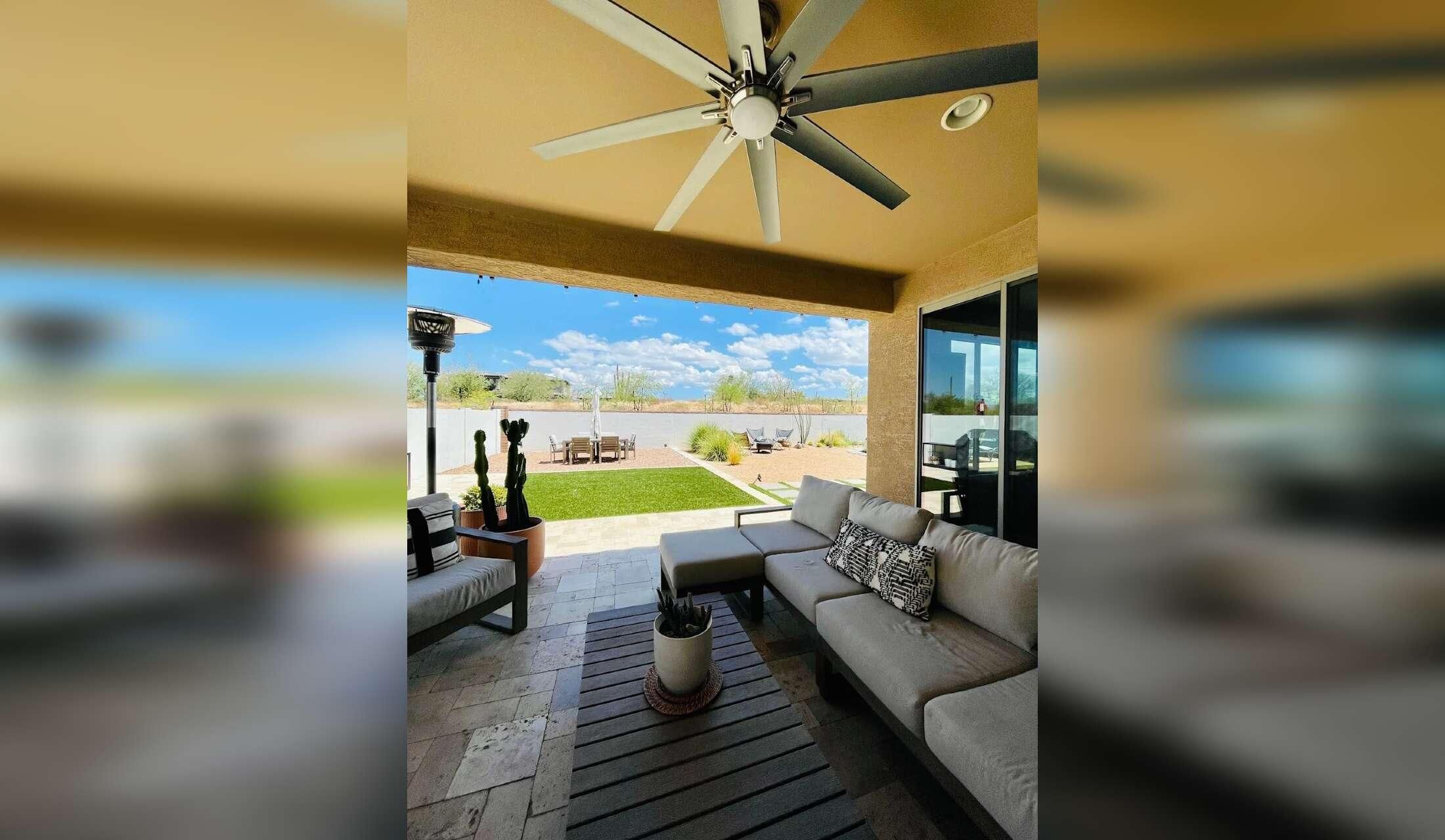 Come stay with Nacho and Blue in our desert home!