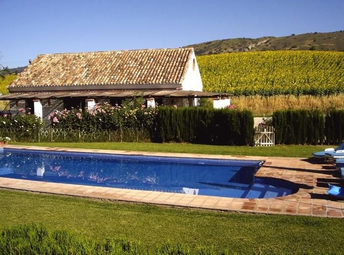 Lovely farmhouse near Ronda, Spain.1 dog, 1 cats