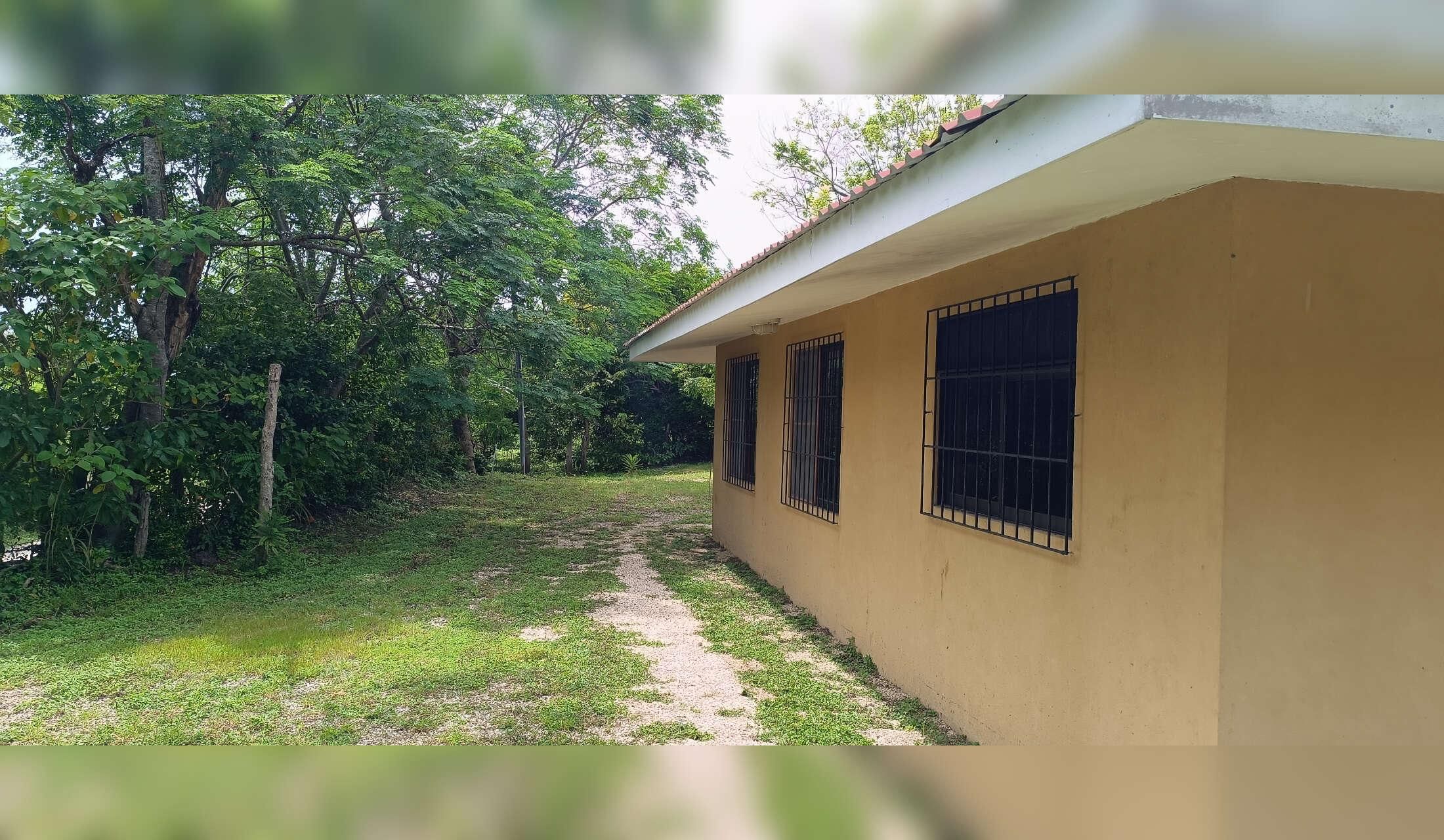 House in a finca surrounded by wild animals